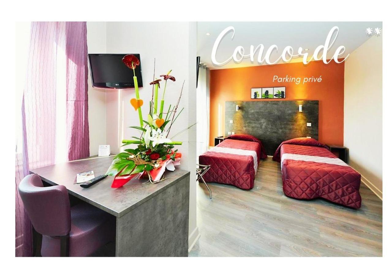 Hotel Concorde - Rodez Centre Ville ภายนอก รูปภาพ